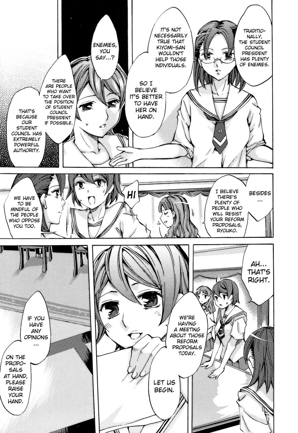 Hentai Manga Comic-Ryouran Gakuen Kakumeiki - Hyakka Ryouran!-Chapter 2-7